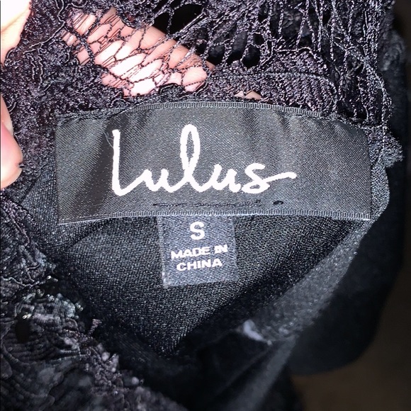 Lulus Black Lace Midi Dress - Picture 6 of 6